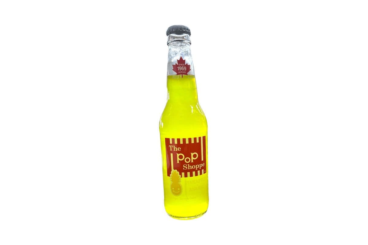 Pop Shoppe Soda - Pineapple (CAN) (355ml) (240 Cal)