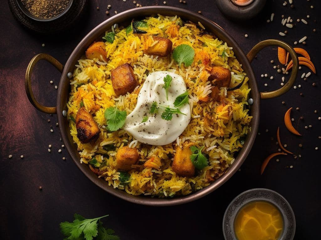 Nawabi Paneer Biryani / Biryani Au Paneer Nawabi