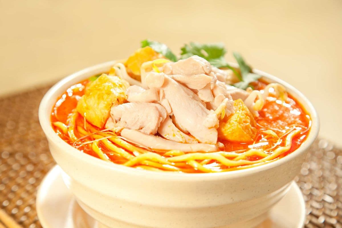 Chicken Laksa Noodle Soup