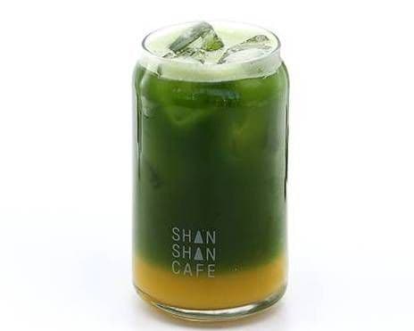 Iced Matcha Orange Green Tea