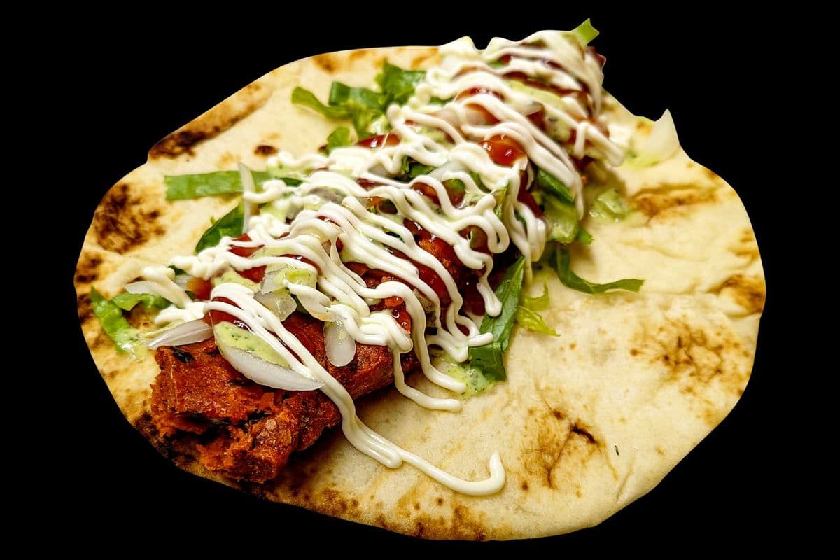Chicken Naan Wrap
