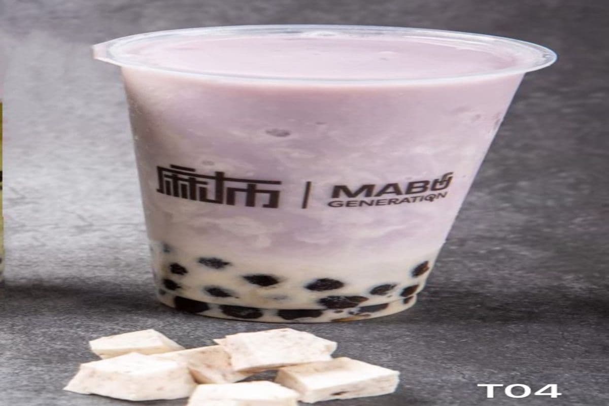 T04. Grandma's Taro Milk Shake with Bubble