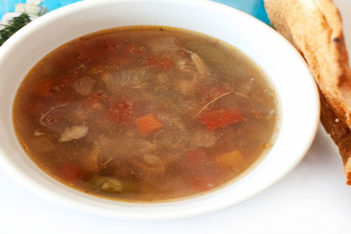 Soupe Crevettes et Légumes / Shrimp and Vegetable Soup