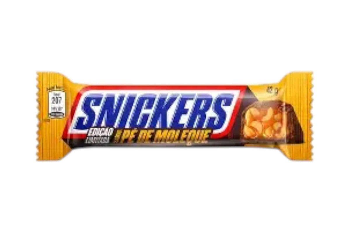 Snickers Sabor PE DE MOLEQUE (42g) (498 Cal)