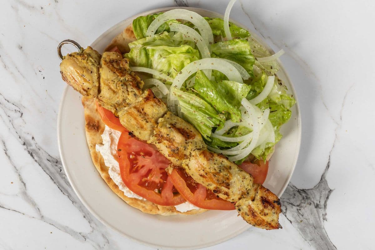 Chicken Souvlaki Sandwich