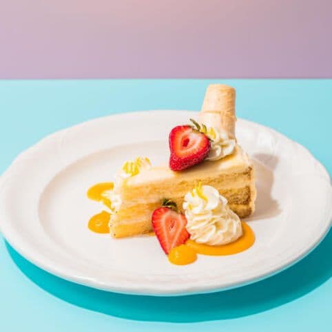 Lemon Mousse Cake