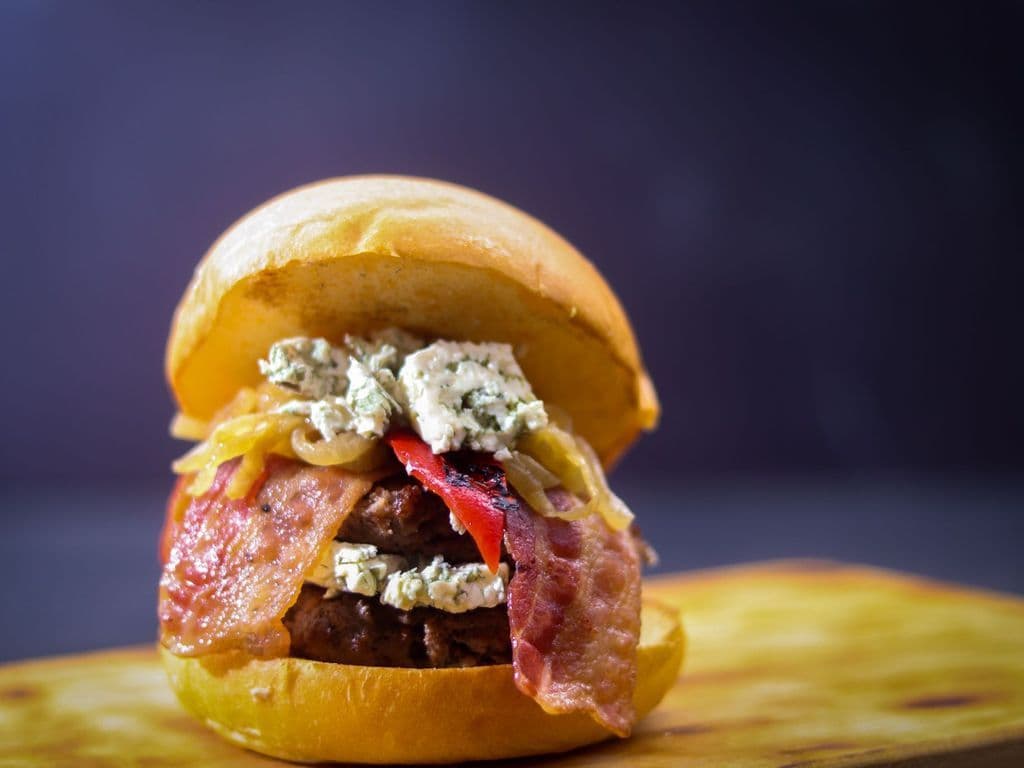 Burger Bacon Bleu / Blue Cheese Bacon