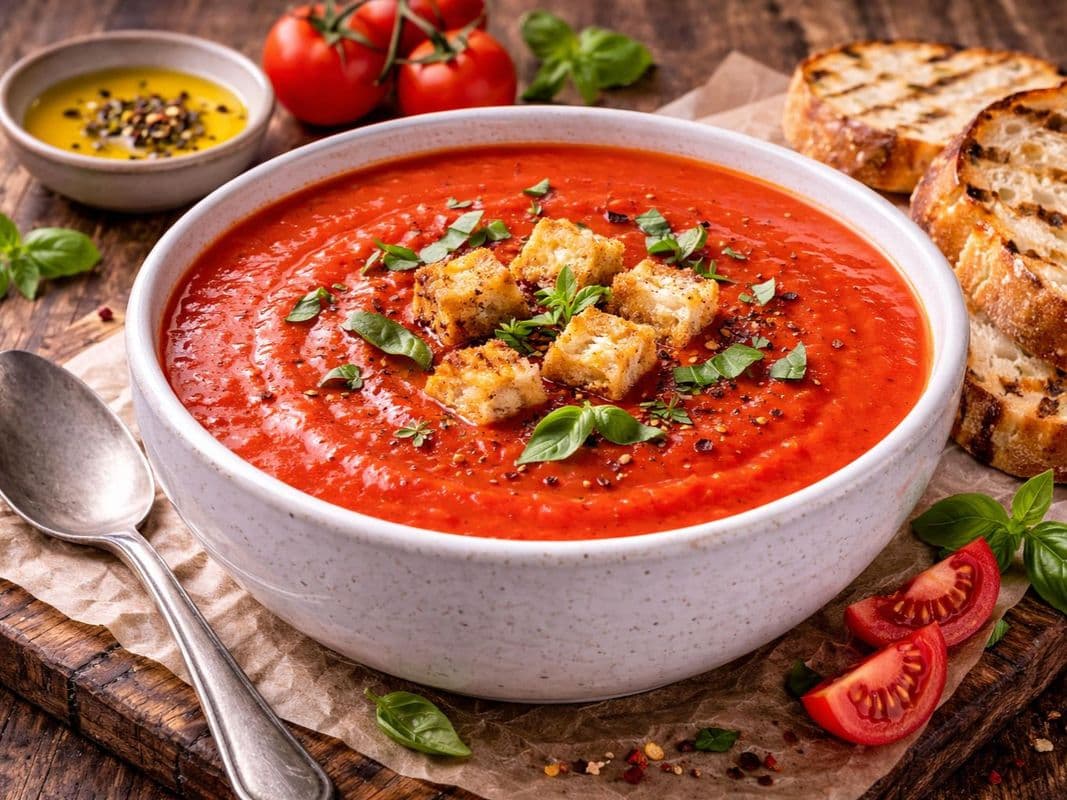 Roasted Tomato Basil Soup (16oz)