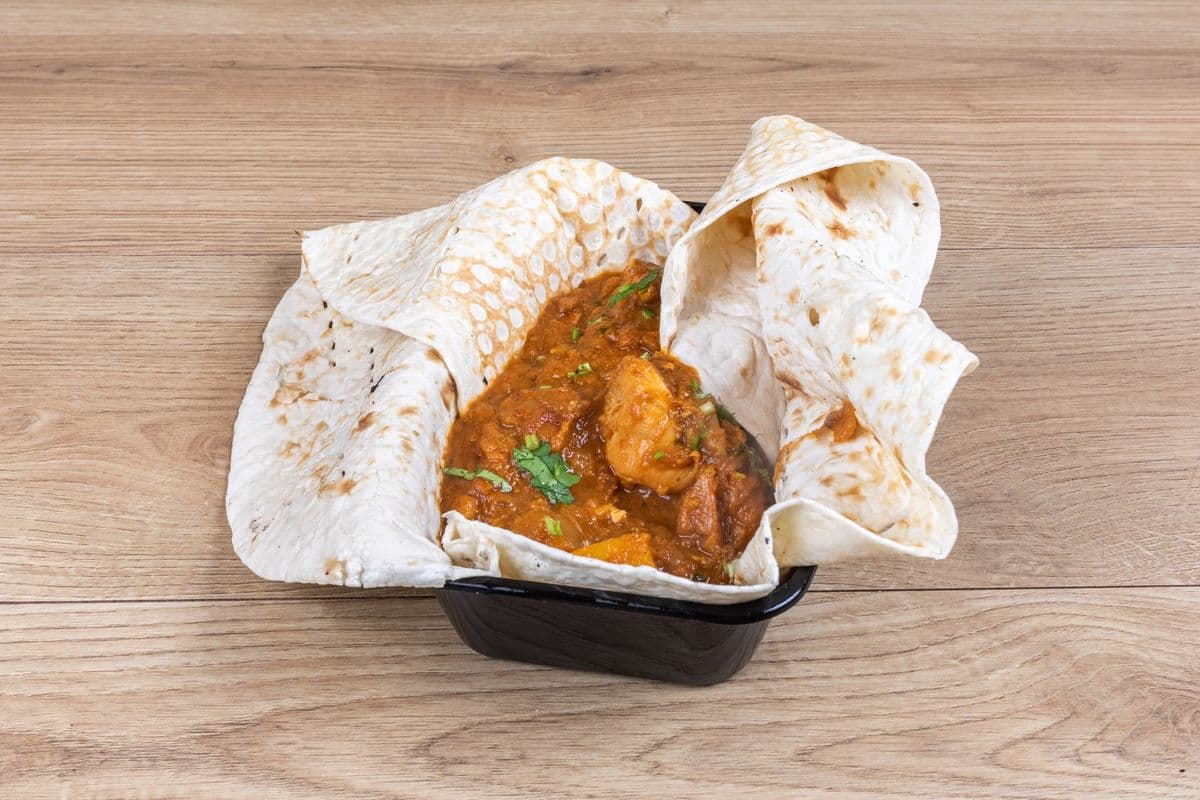 Lamb Vindaloo Roti