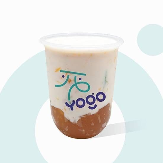 Jasmine Peach Yogurt W. Osmanthus Jello