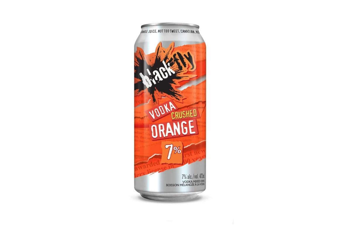 Black Fly Crushed Vodka Orange Single Can (1 x 473ml)