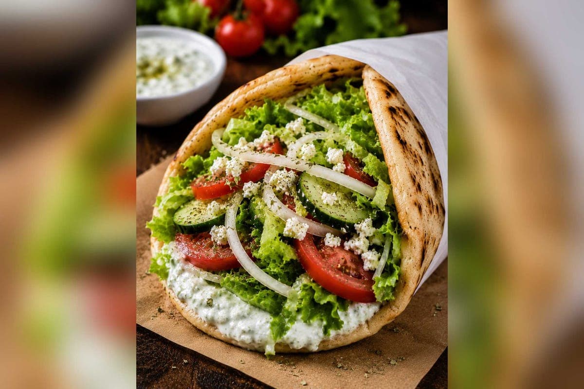 Greek Veggie Pita