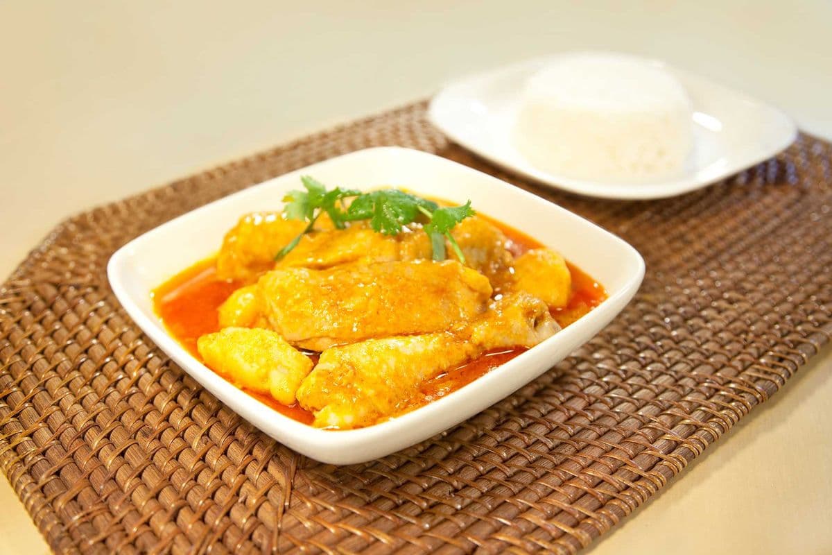 Curry Chicken Potato with Rice