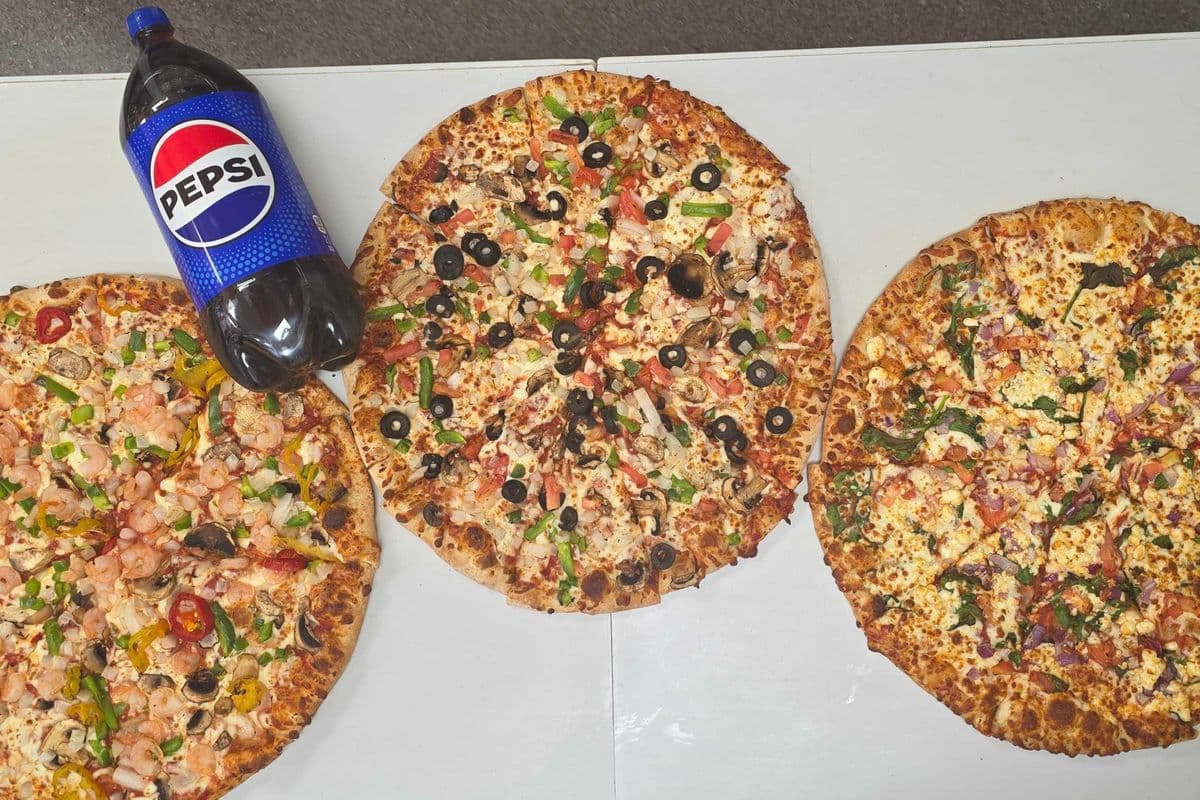 Combo 21 - 3 X-Large 3-Topping Pizzas