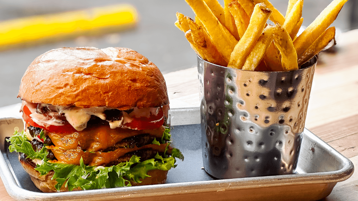 The ⅔ lb Double Cheese Bold Burger