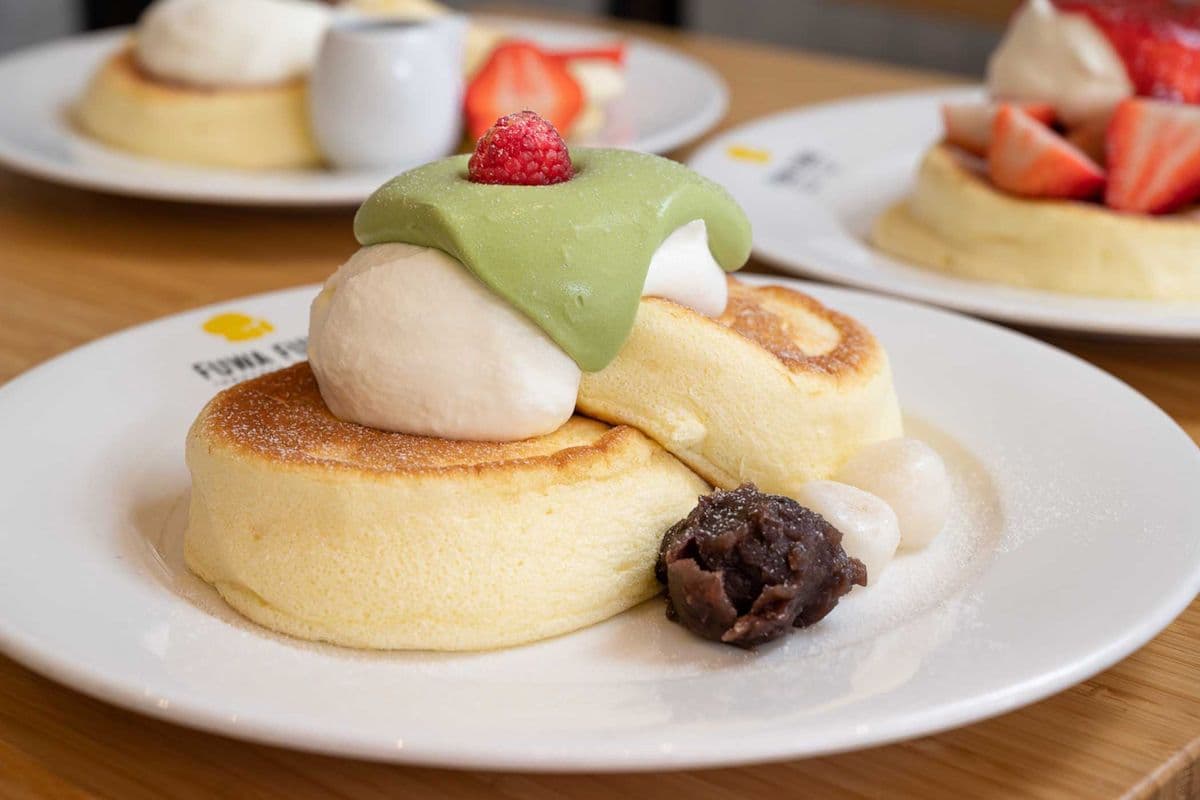 Matcha Red Bean Pancake