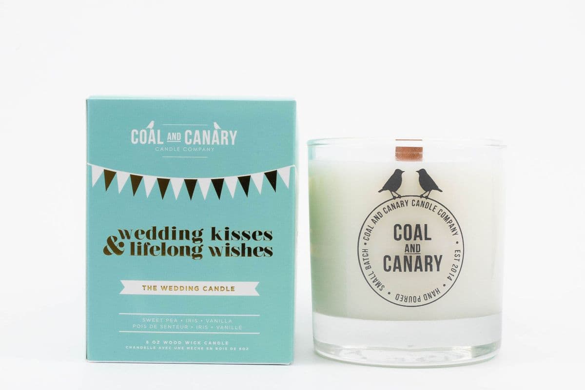 Wedding Kisses & Lifelong Wishes (The Wedding Candle) (8oz)