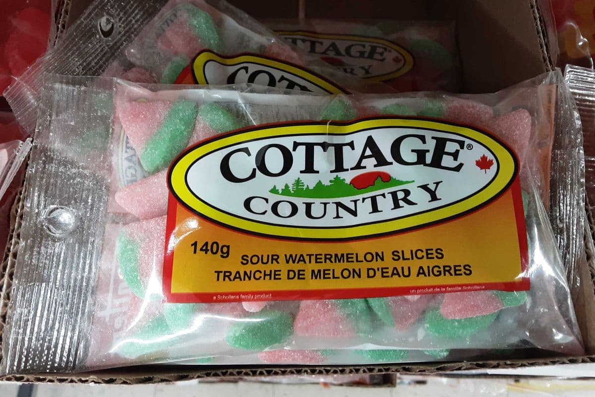 COTTAGE COUNTRY'S Sour watermelon slices (140 g)