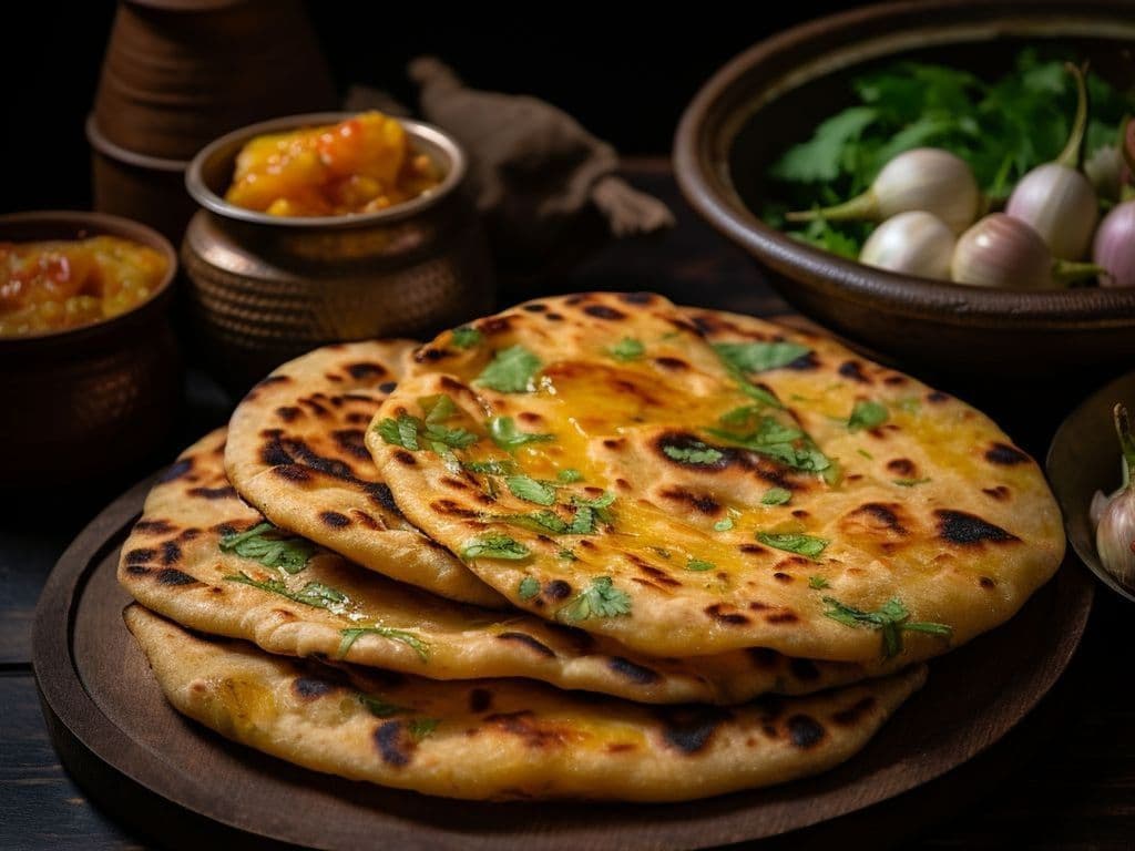 Potato Kulcha / Kulcha Aux pommes Ae terre