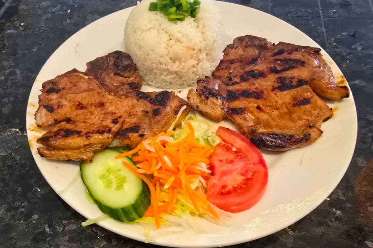 N1 Grilled Pork Chop on Rice (Cơm sườn nướng)