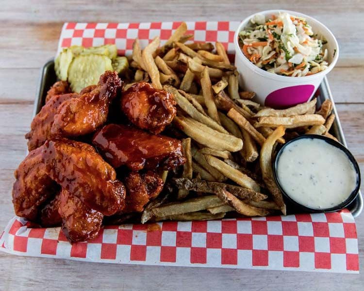 Sauced + Tossed Chicken Wings Deluxe Combo 2 lb