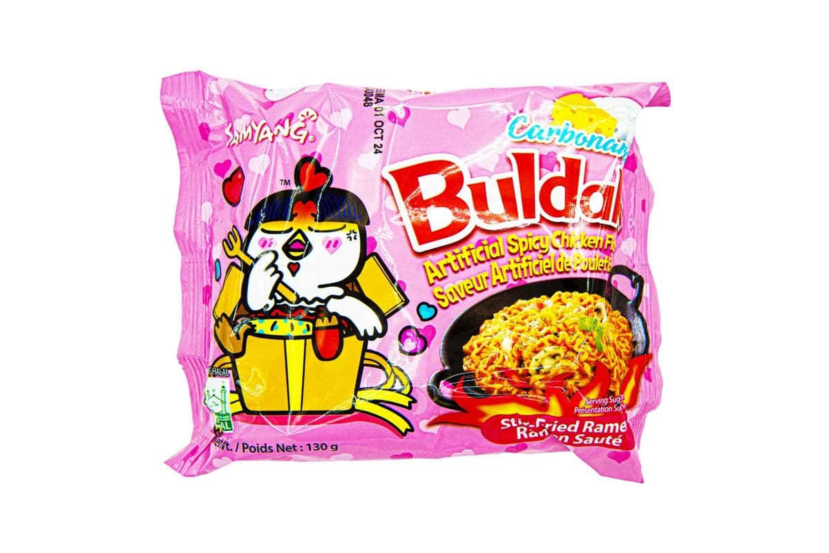 Buldak Ramen Spicy Chicken Carbonara (130 g)