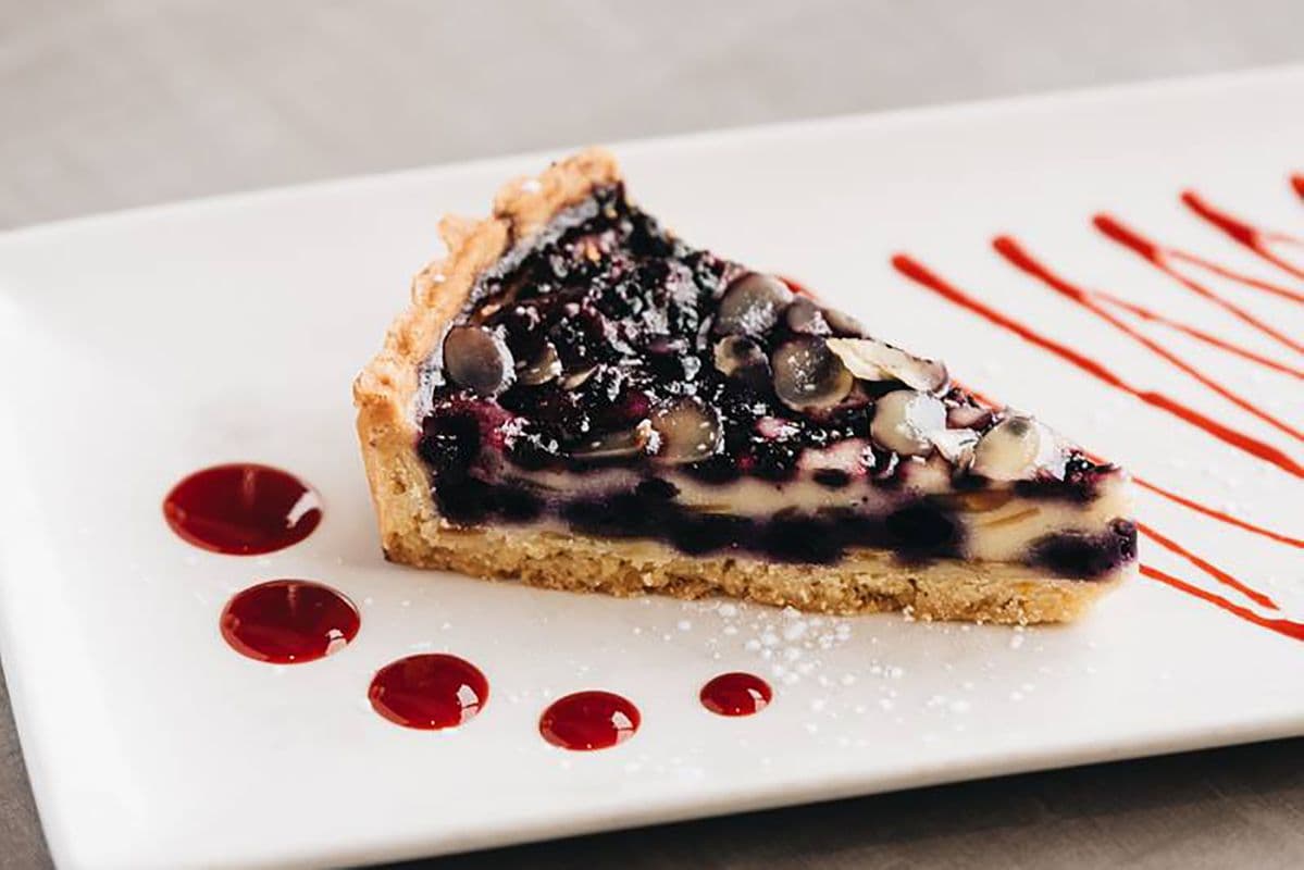 Tartelette aux bleuets et amandes / Blueberry Almond Tart