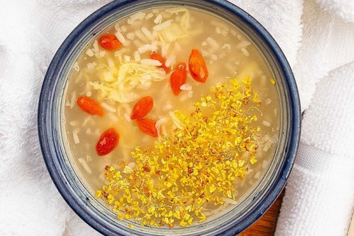 Rice Balls in Fermented Rice Wine 桂花酒酿小丸子