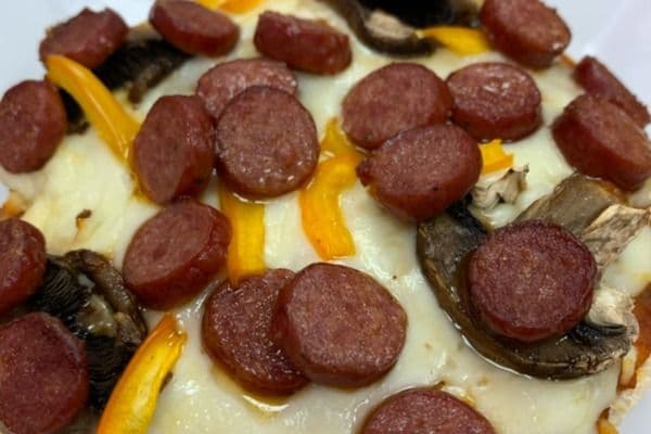 Deluxe Pepperoni Pizza Bagel Yummy Goodness