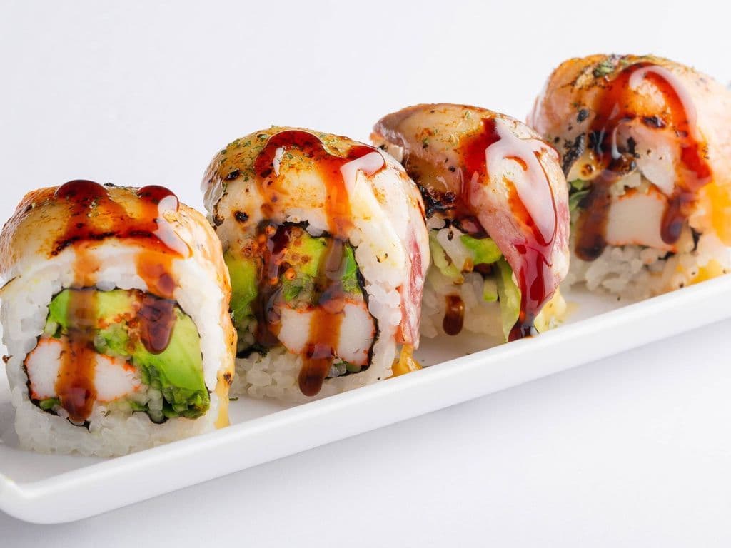 SM12.Torched Rainbow Roll (8pcs)