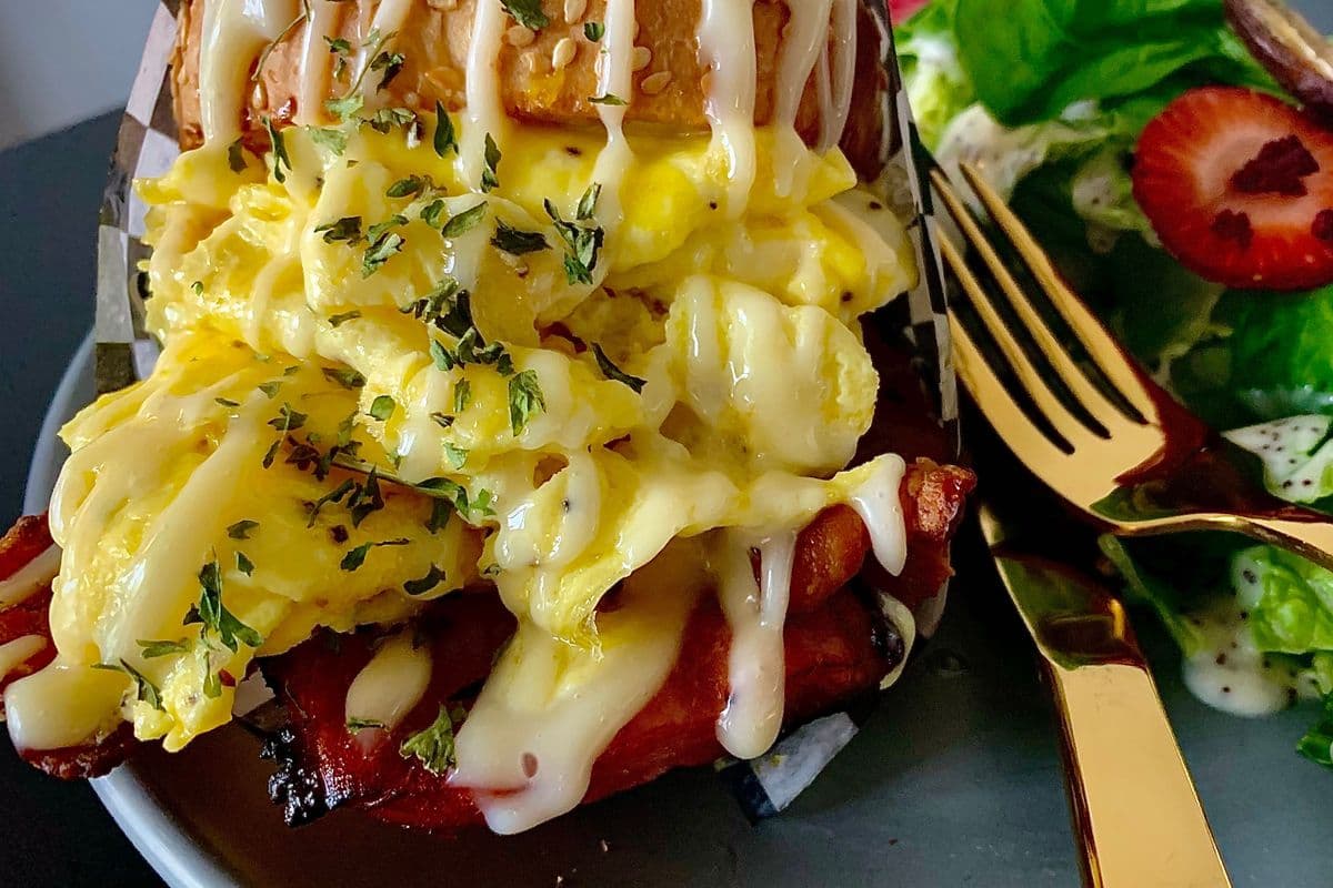 Greedy Breakfast Burger