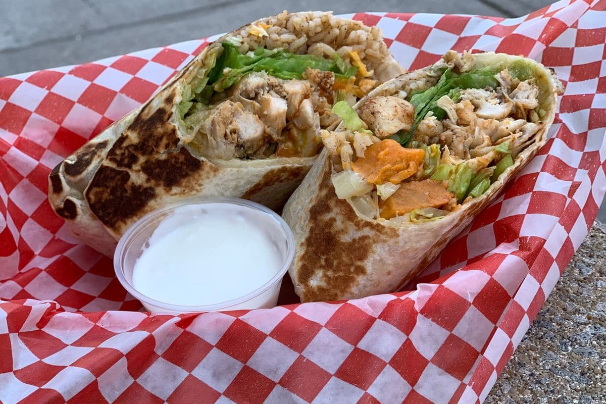 Beer Chipotle Chicken Burrito