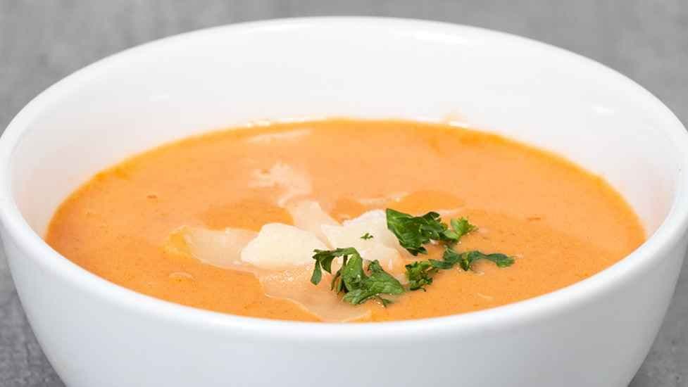 Cup of Tomato Bacon Soup - Side