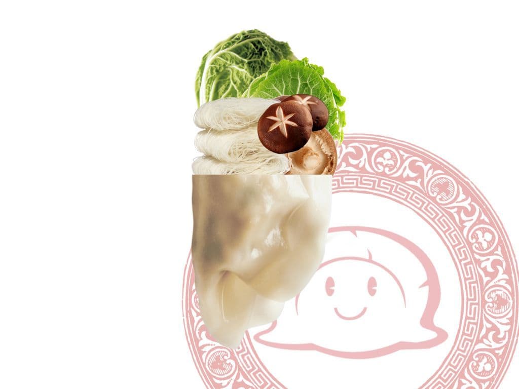 2.Chou, Champignon et vermicelli / Cabbage, Mushroom, Vermicelli 白菜香菇粉丝
