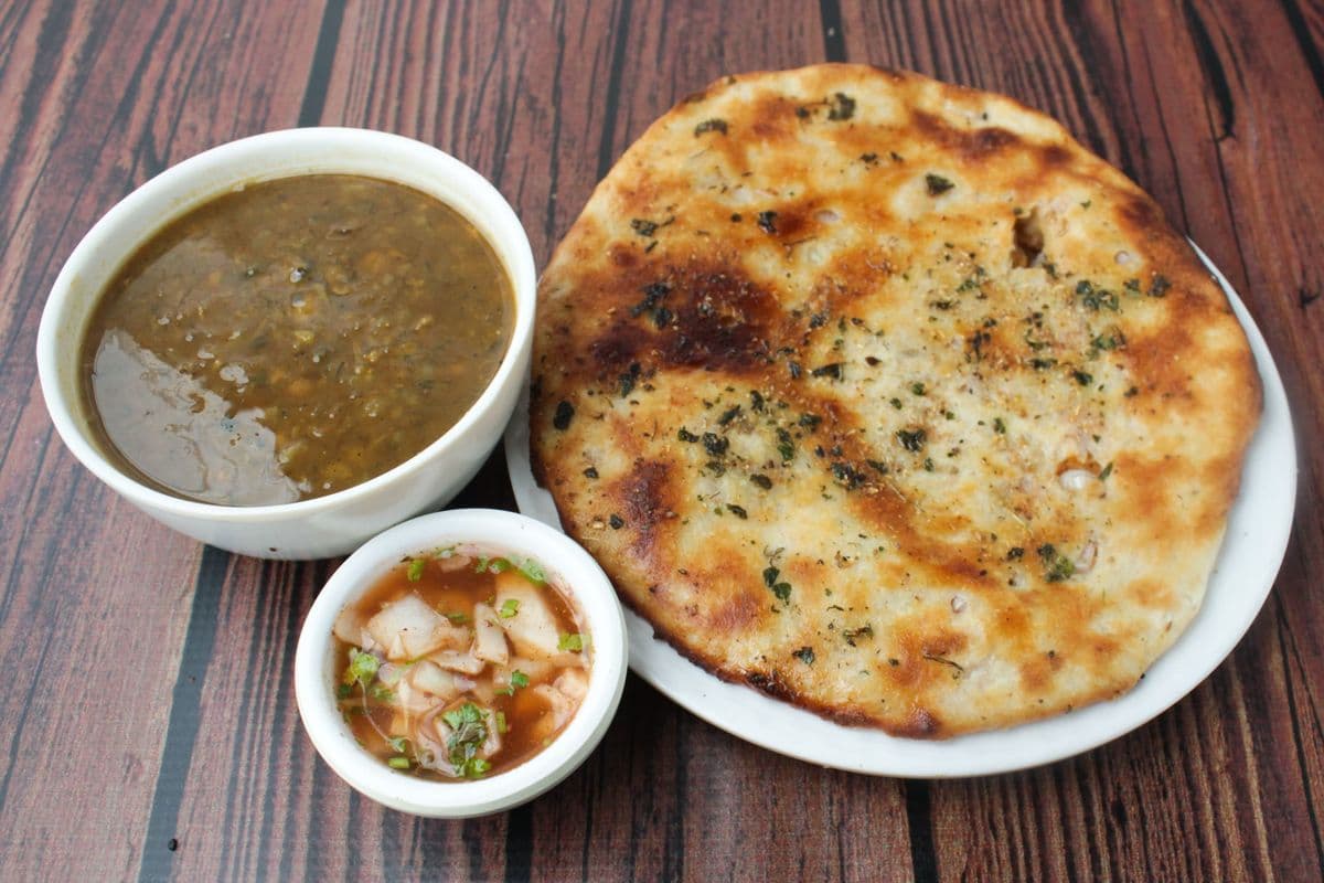 Aloo Kulcha and Chana