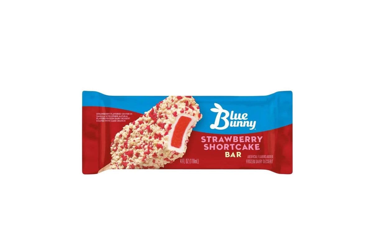 Blue Bunny Strawberry Shortcake Bar