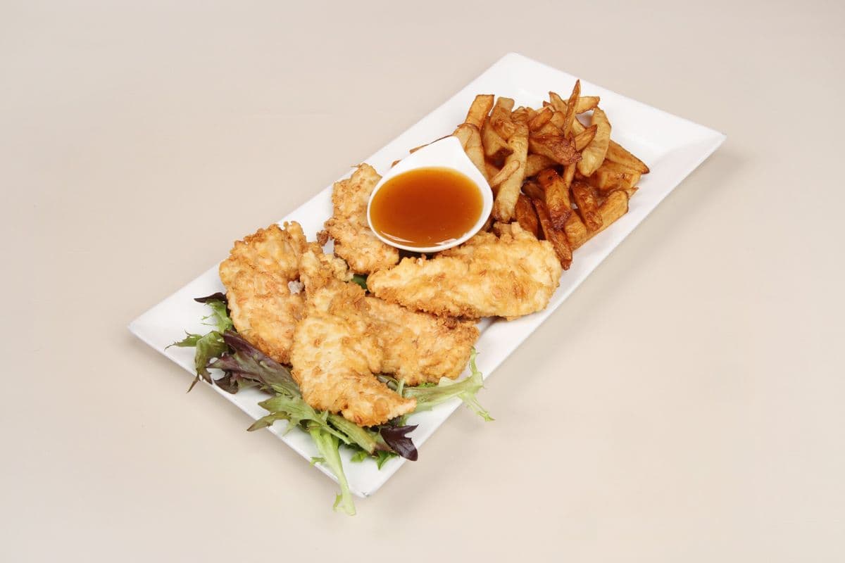Chicken Tender and Fries