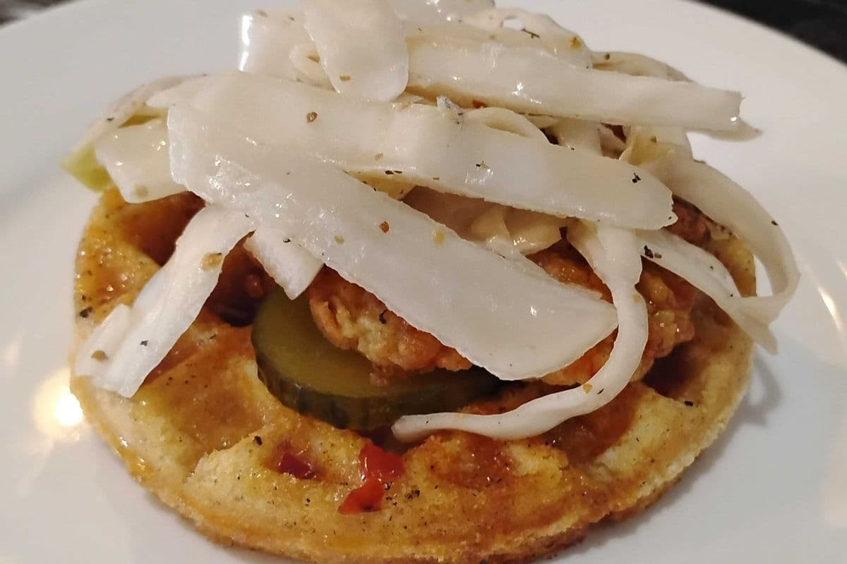Chicken and Waffle Slider