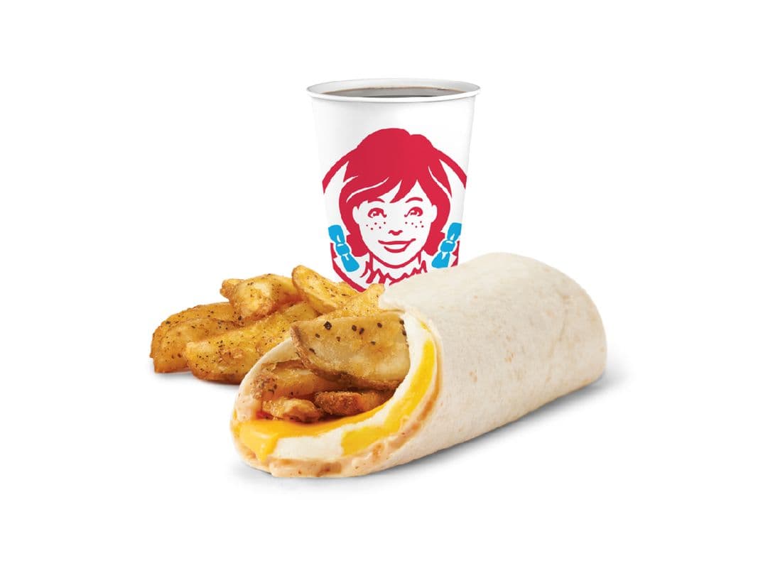 Egg & Cheese Breakfast Wrap Combo - Large
