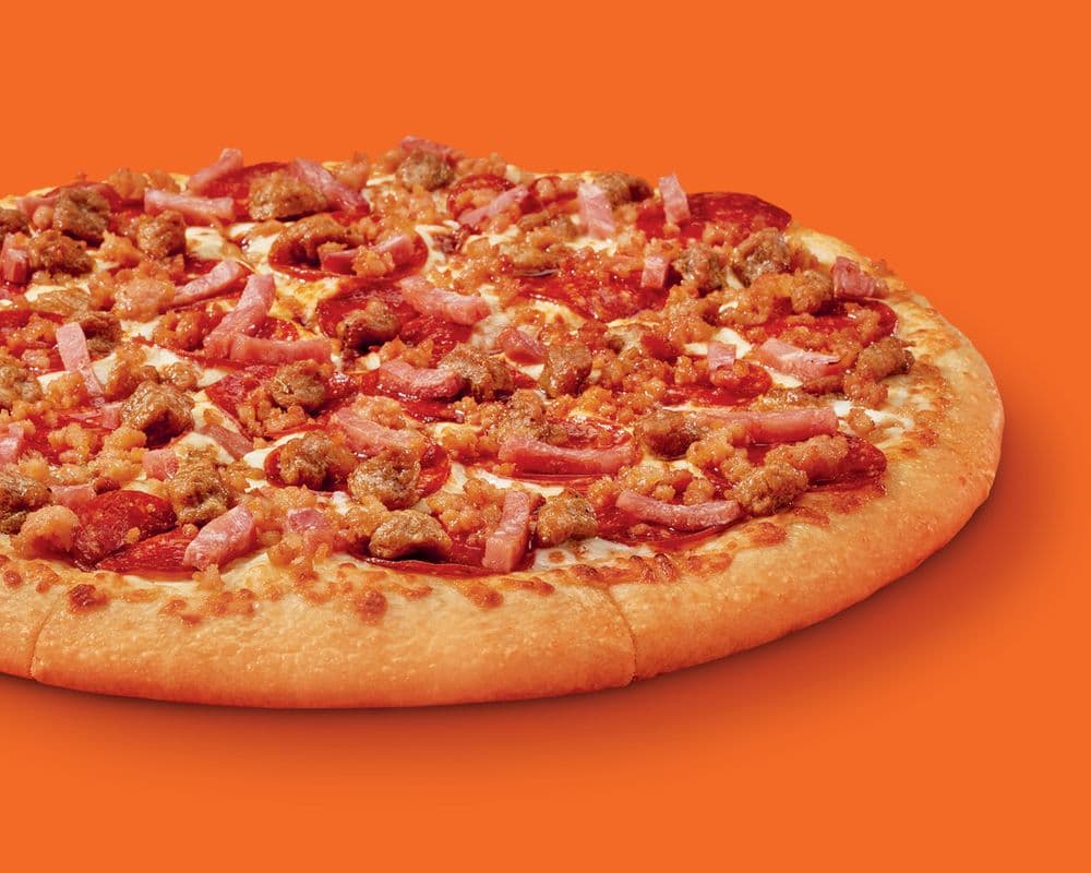 Large 14" BBQ Meat Overload Pizza