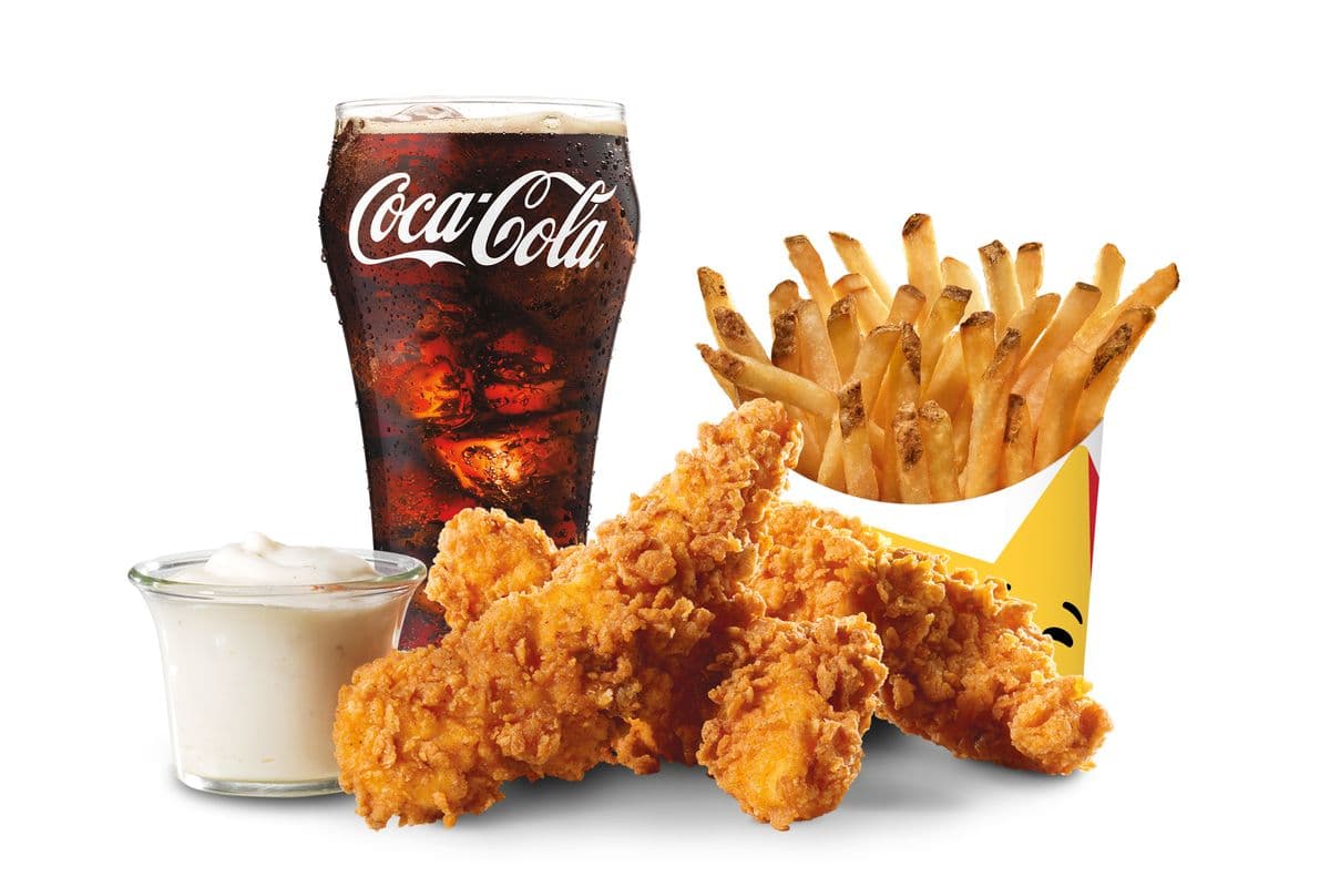 Hand-Breaded Chicken Tender Combo (3 pcs)