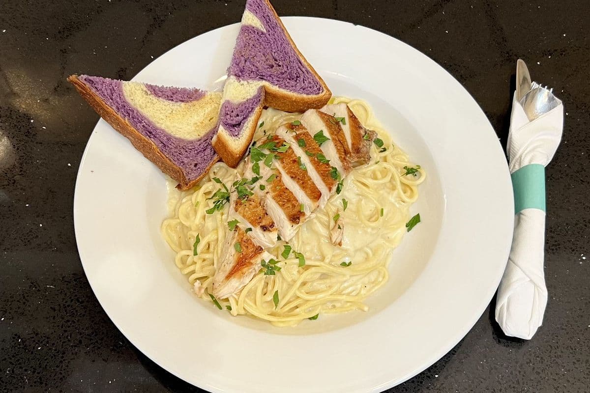 Chicken Alfredo Spaghetti