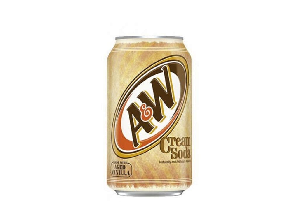 A&W Cream Soda Soft Drink 355ml