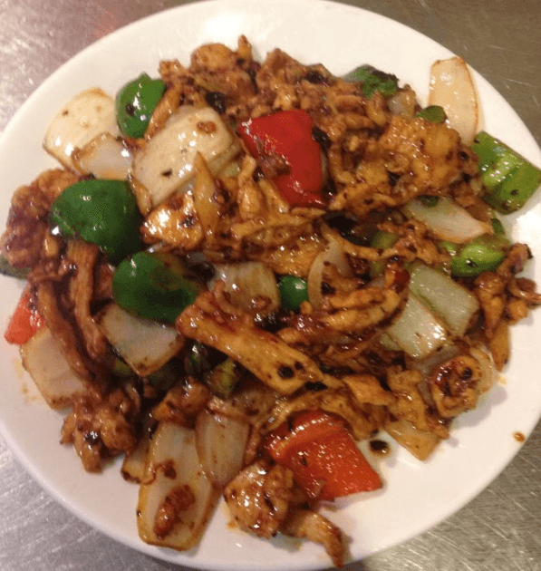 59. Sauteed Chicken with Black Bean Sauce