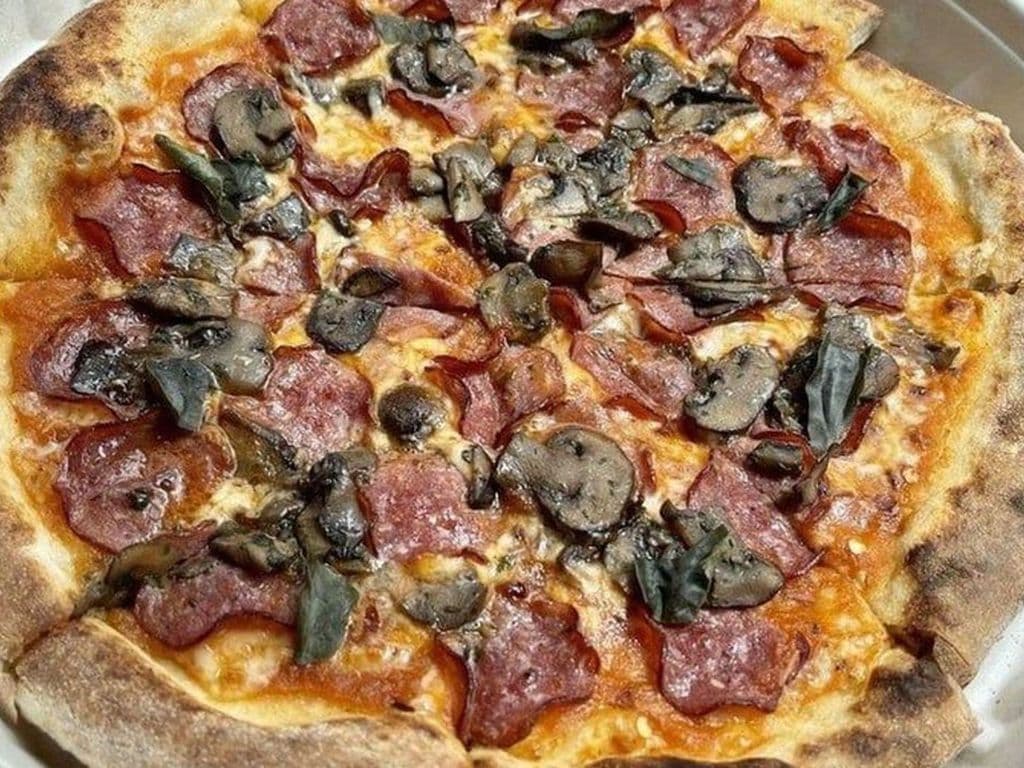 Kid's Beef Salami pizza