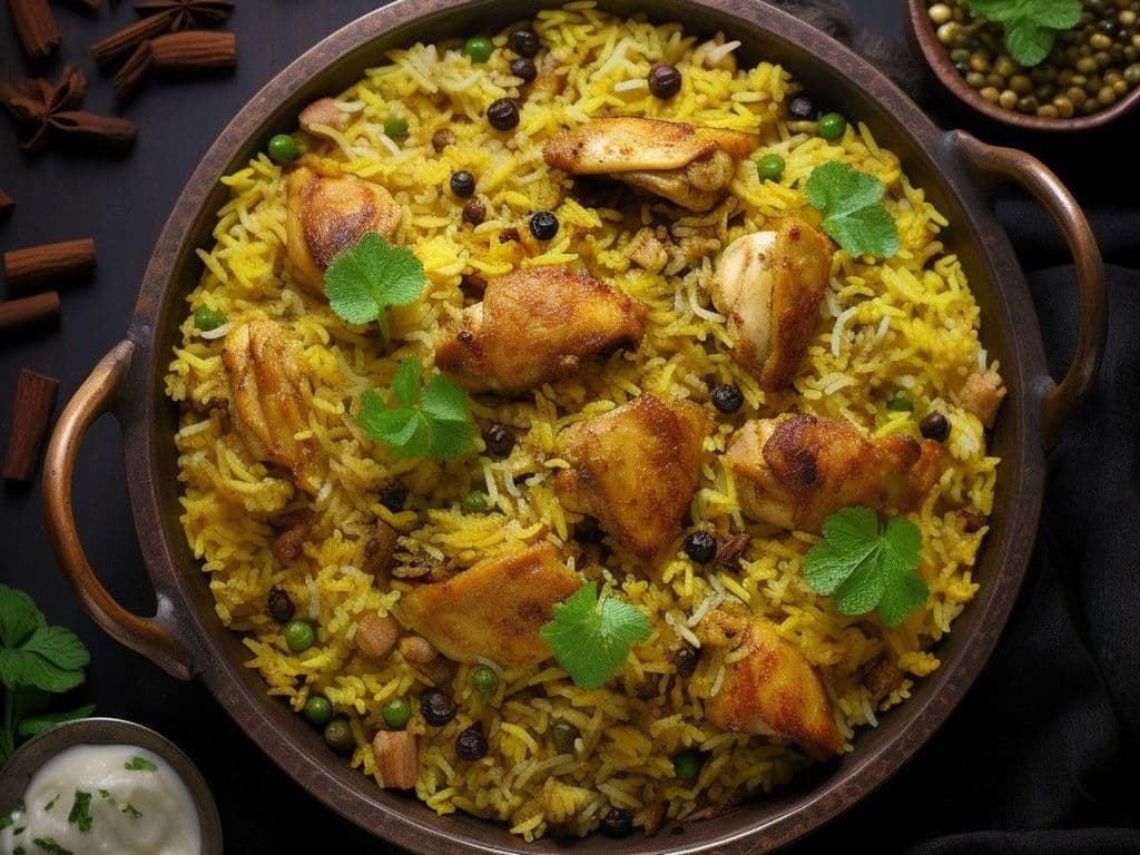 Nawabi Chicken Biryani / Biryani De Poulet Nawabi