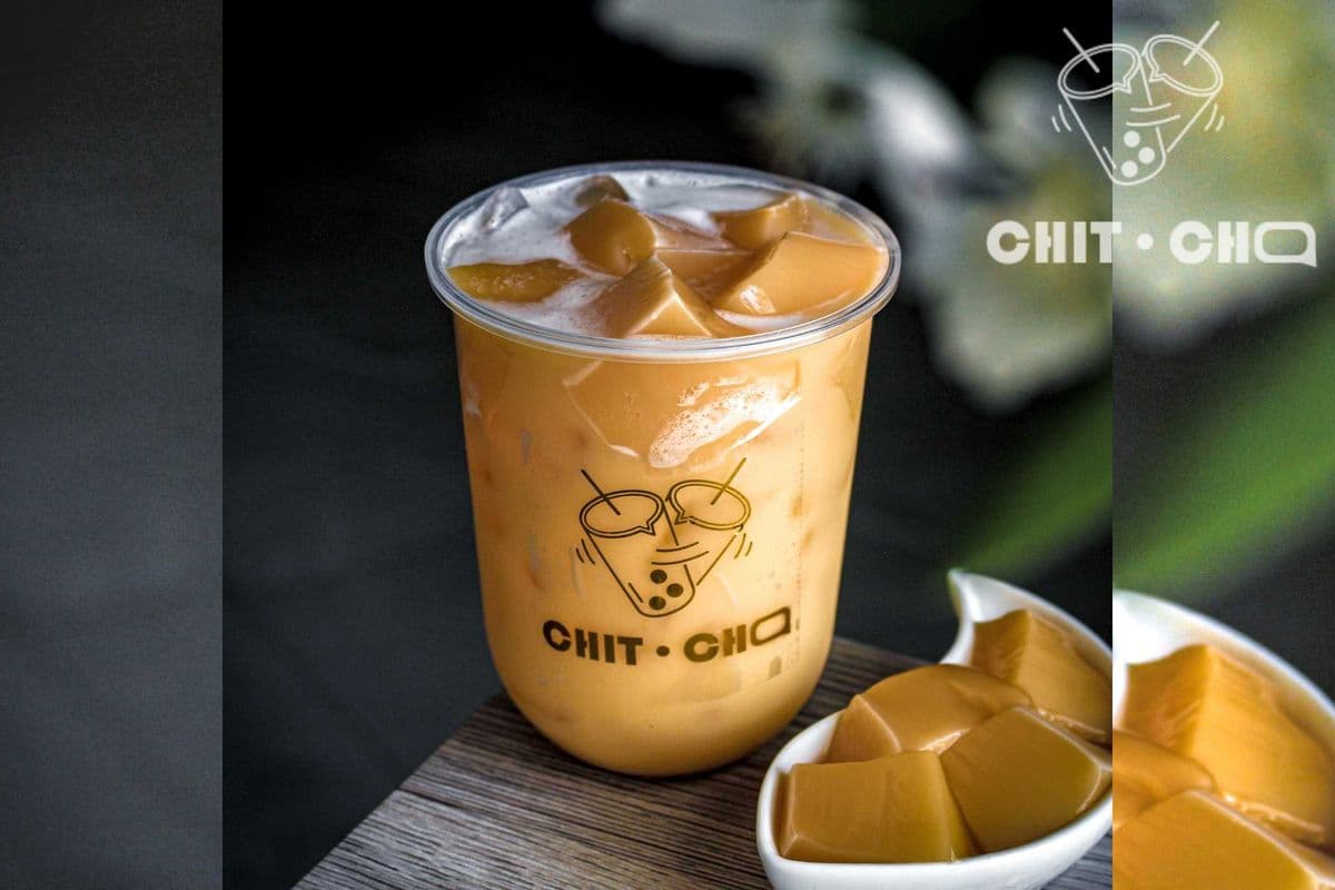 Iced Rich Egg Pudding Milk Tea