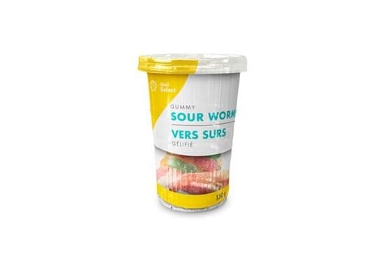 Shell Select Gummy Sour Worms (130 g) 1010312