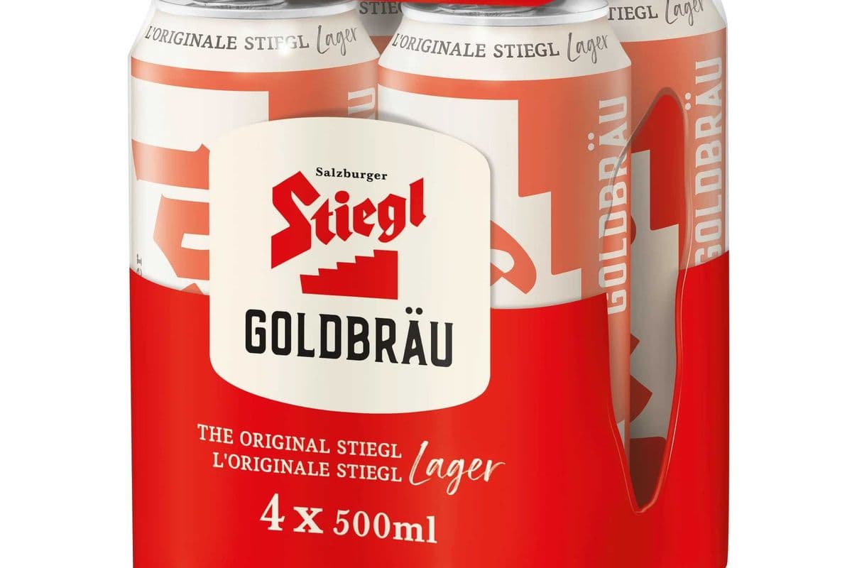 Stiegl Goldbrau Lager (4 x 500 ml Cans)