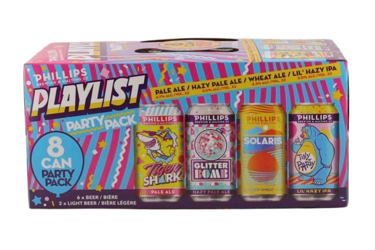 PHILLIPS BREWING PLAYLIST PARTY PACK (1 x 8X355 ML)